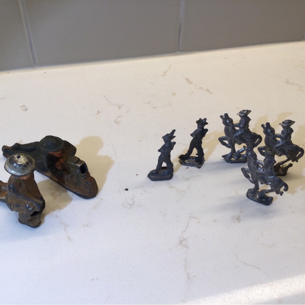 Metal die cast military figures
